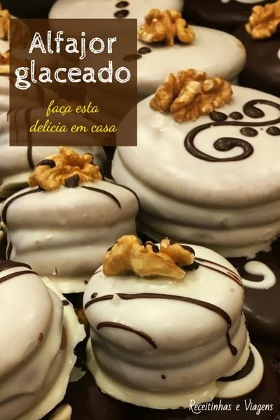 Receita de alfajor de leite glaceado