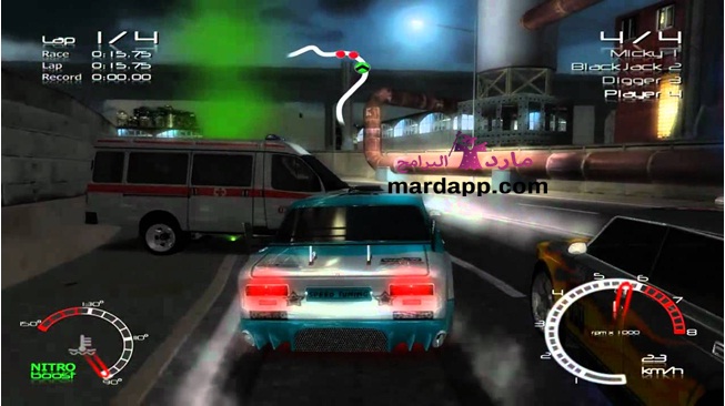 تحميل لعبة سباق سيارات الشرطة المجنونة Crazy Police Racers كاملة