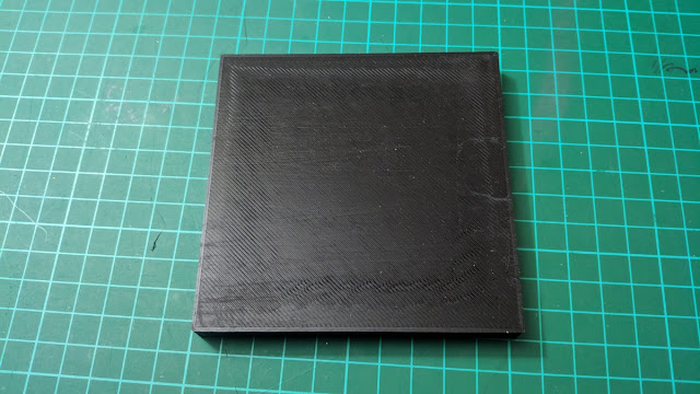 3D printed model of a flat surface