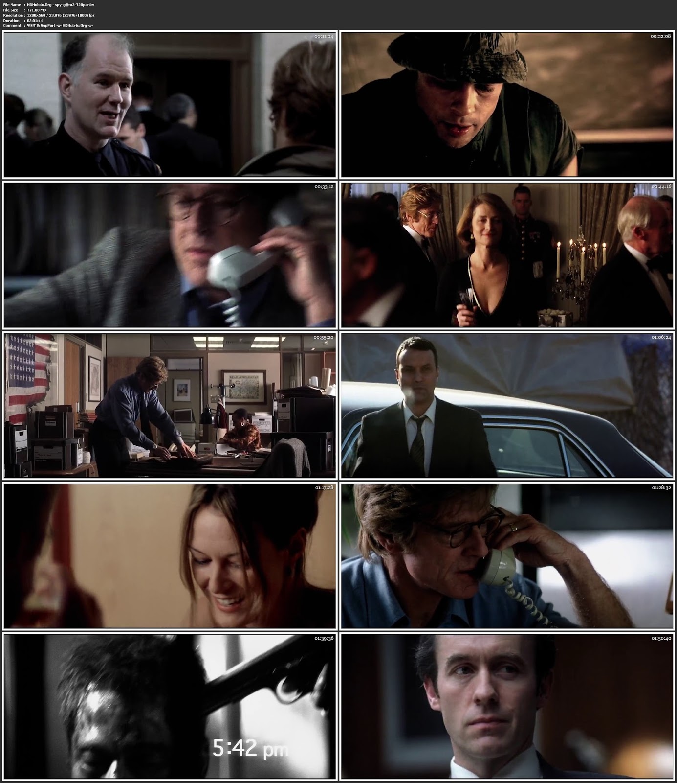 Spy Game 2001 Hindi Dual Audio 720p BRRip 750MB Download