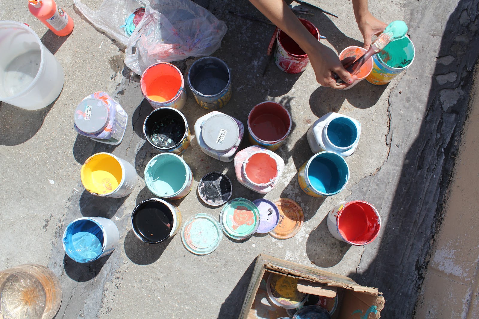 P NC : Mural en el techo