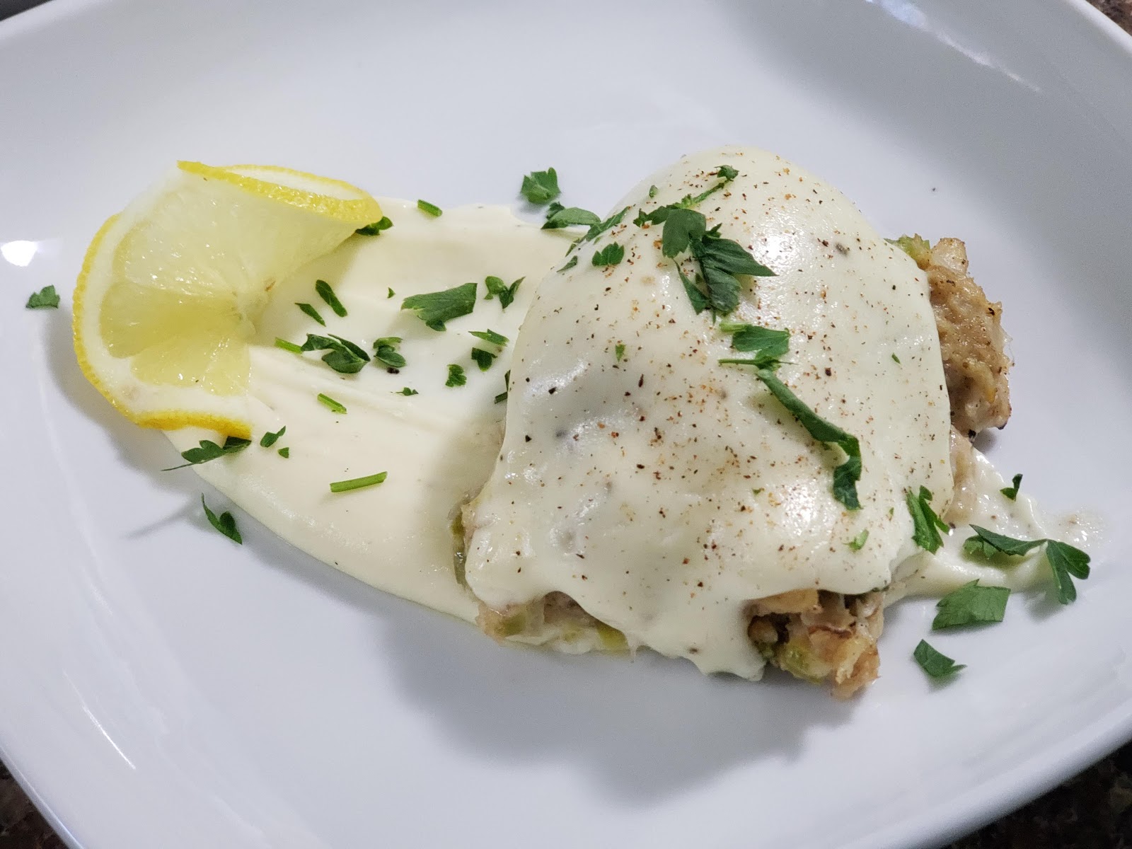CrabStuffed Flounder with Mornay Sauce Tutorial