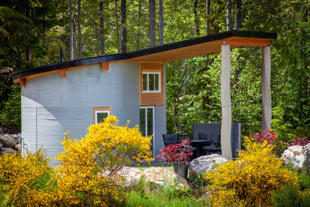 Airbnb Lists the Fibonacci House, the First 3D Concrete Printed Tiny House, Printed by TAM