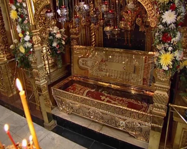 Uncovering of the relics of St. Alexis the Metropolitan of Moscow The