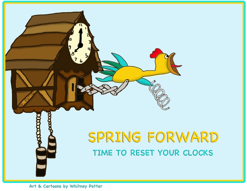 Shoreline Area News Reminder from Whitney Potter Spring forward