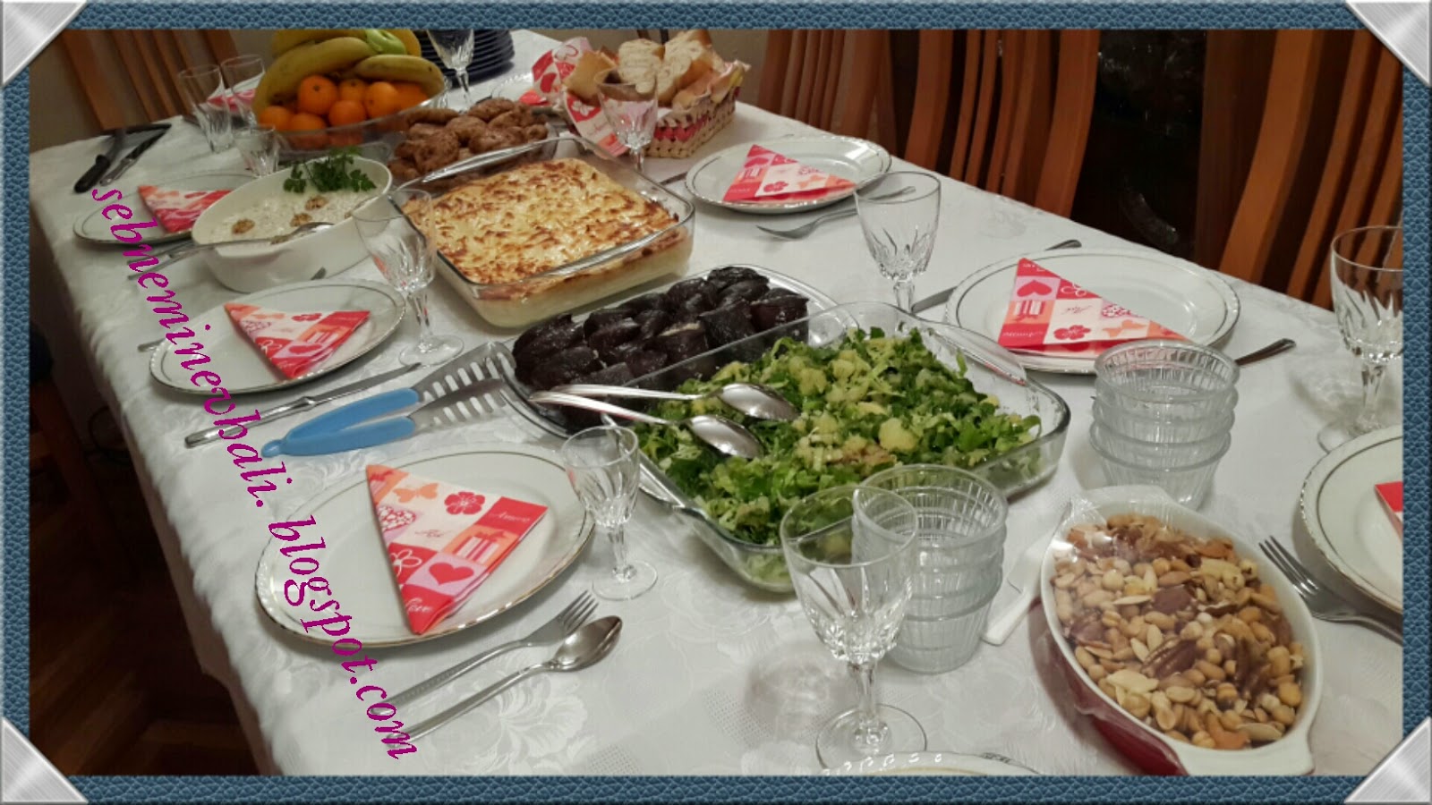 Şebnem�in Ev Hali Yılbaşı sofrası