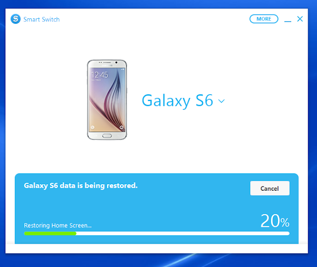 Come fare backup Samsung Galaxy S6 con Smart Switch PC