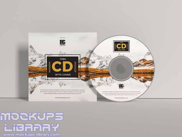 cd cover mockup