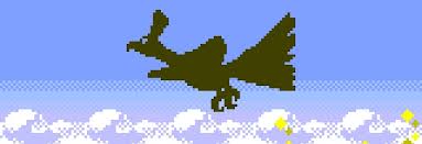 Voando Jogo de voar mascote montaria