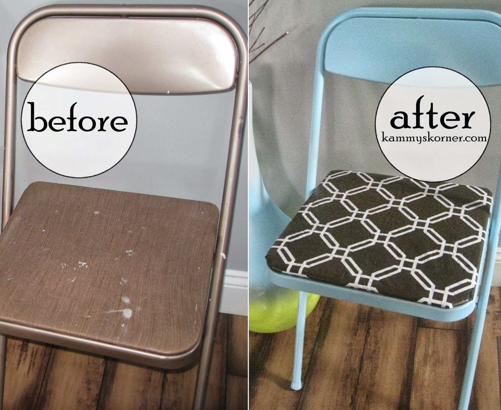 Kammy's Korner Turn Folding Chairs Into Trendy Fun!