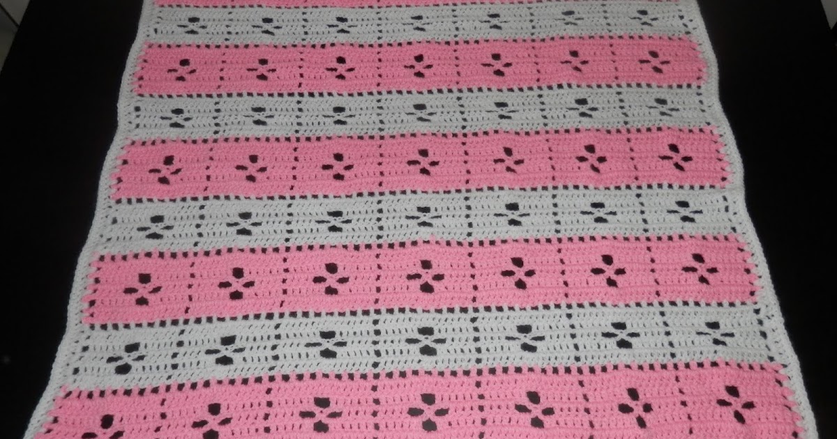 Karens Crocheted Garden of Colors Call The Midwife Baby Blanket
