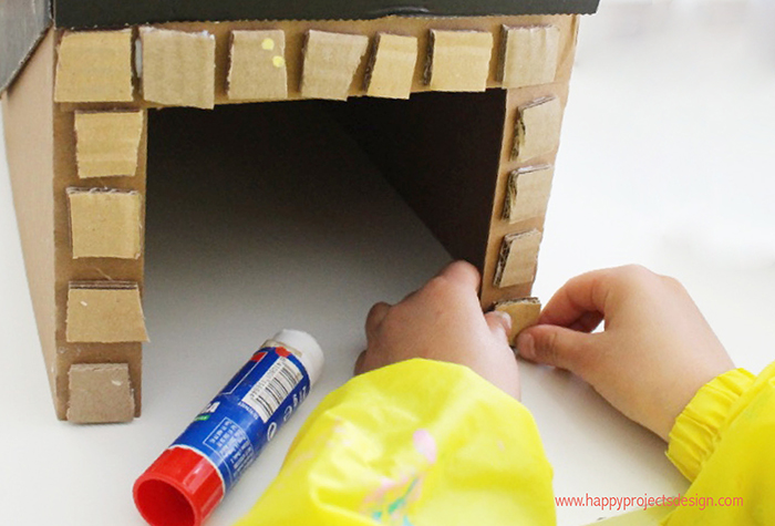 DIY castillos de cartón