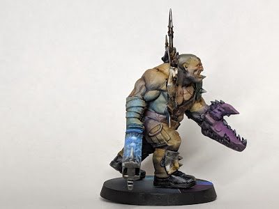 I wanted OSL but I also wanted it to be very subtle Finished Ogryn side view