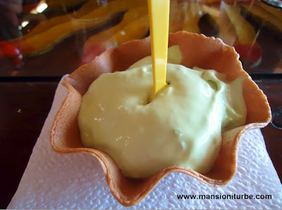 Avocado Ice Cream from Tacambaro Michoacan Mexico