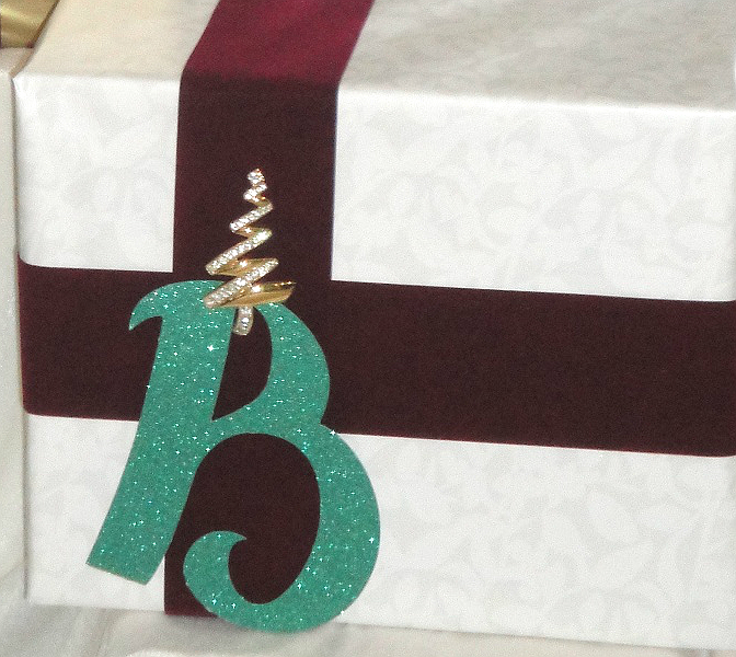 Pin on glitter gift wrapping