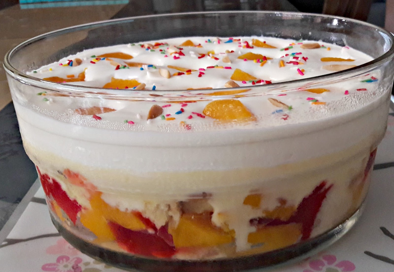 Old fashioned English trifle Bake Tales