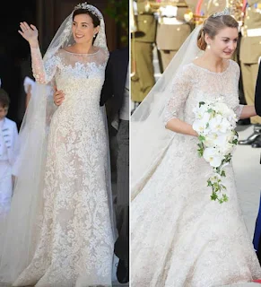 Princess stephanie of Luxembourg wedding dress