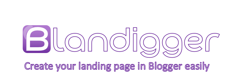 blogspot landing page