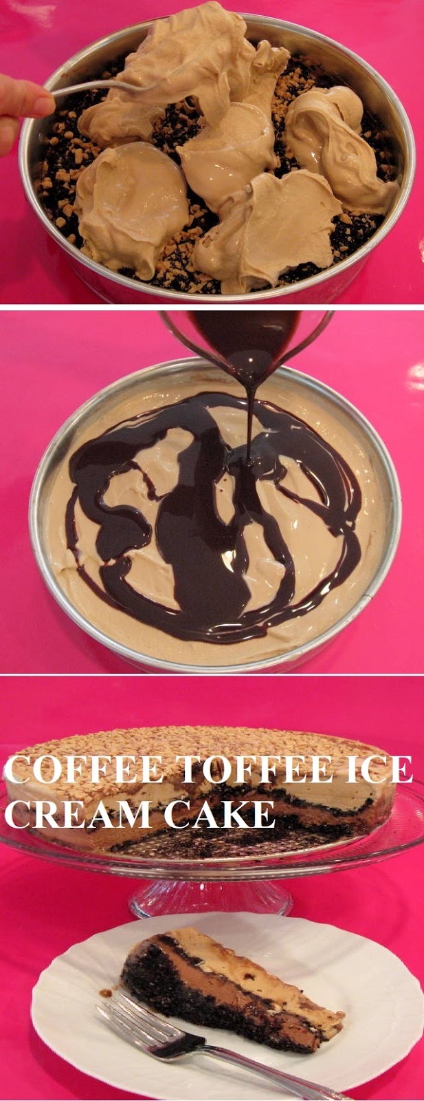 COFFEE TOFFEE ICE CREAM CAKE easy booking