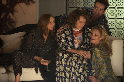 Kate Moss, Jennifer Saunders, Stella McCartney and Nick Grimshaw in Absolutely Fabulous: The Movie