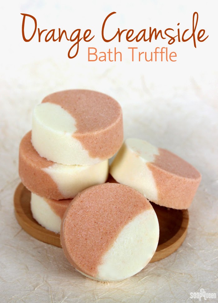 Making Scentz (aka Homemade Bath Products) Orange Creamsicle Bath Truffle