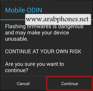 Flash Firmware odin mobile pro