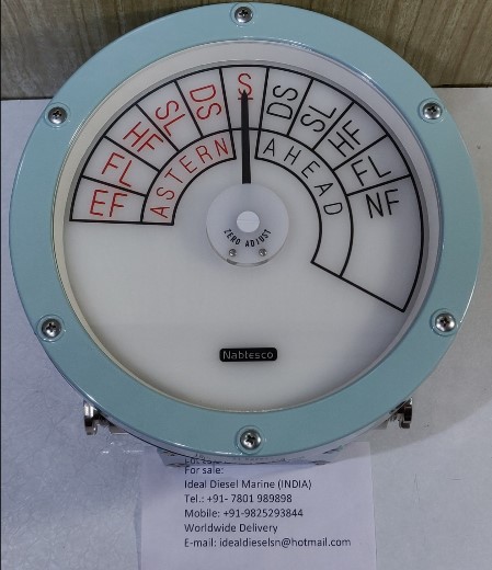 IDEAL DIESEL MARINE: Nabtesco telegraph indicator 73751140 - 23 rpm ...