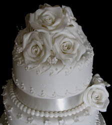 cake roses layer three cakes sugarcraft theme pure gaborone whose bride soni loved making