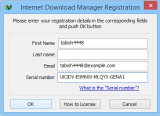 Serial number of idm registration serial number
