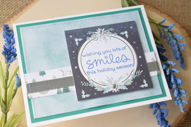 Christmas Card with Recollections Winter Dream by Jess Crafts