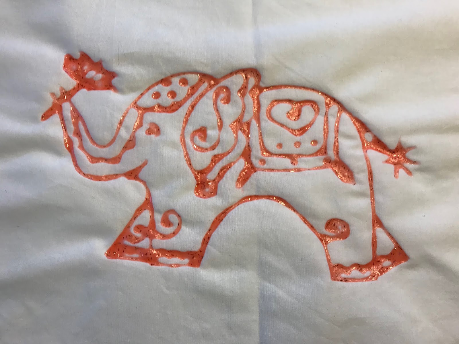 Kathy's Art Project Ideas Gel Glue Batik Lesson