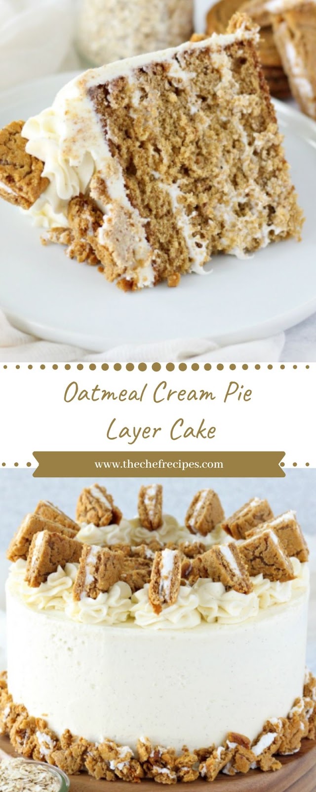 Oatmeal Cream Pie Layer Cake
