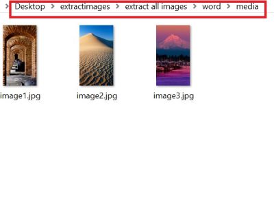 extraer imagenes de documento word