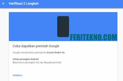 cara membuat ketika login akun gmail membutuhkan kode unik di hp untuk verifikasi 6