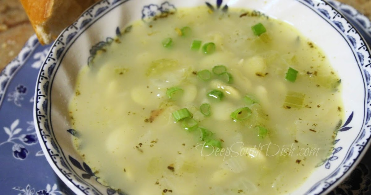 Deep South Dish Butter Bean Soup