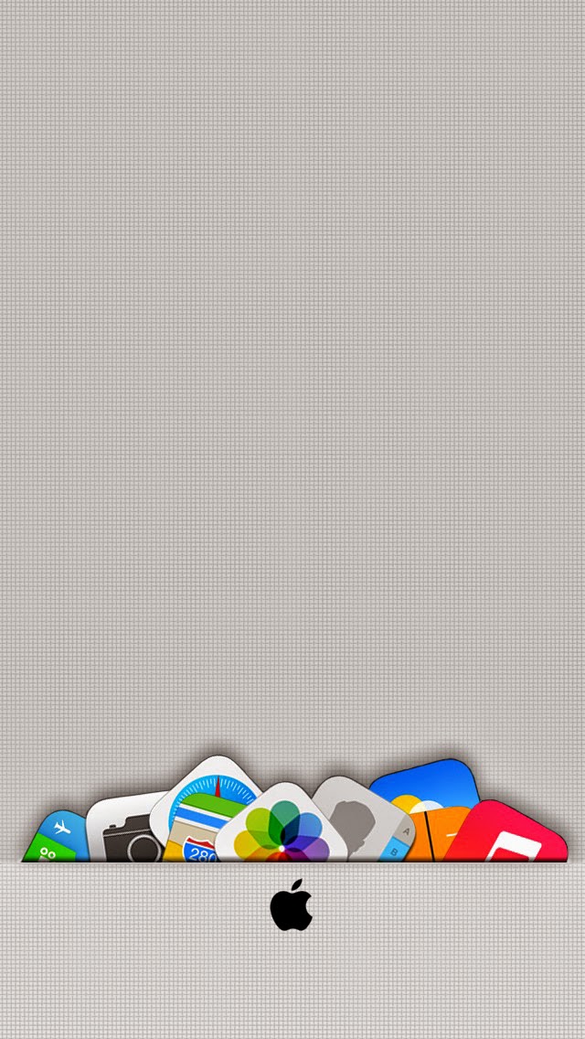 #iPhone Retina #Wallpapers for iPhone 5/5C/5S/6/6Plus: iOS7 icons