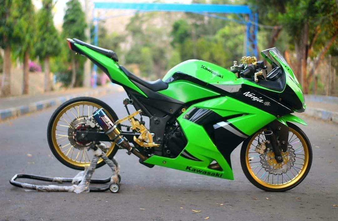 Modifikasi Kawasaki Ninja Keren Untuk Kamu Yang Suka Berekspresi