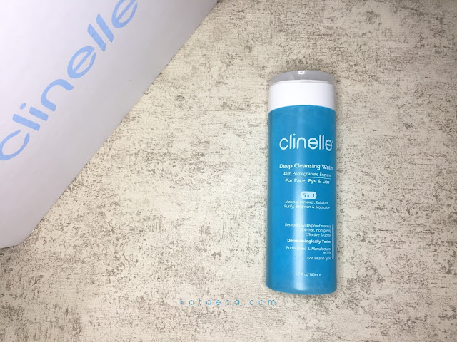 clinelle deep cleansing water