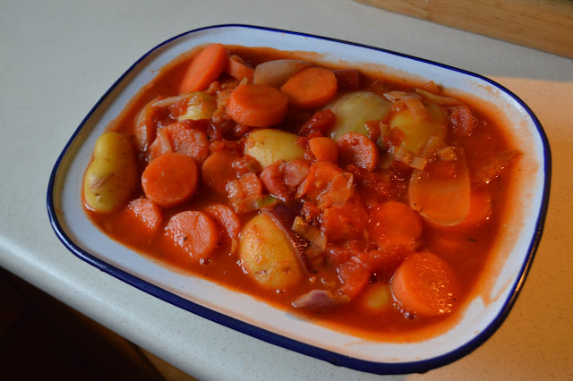 Put the mixture into an oven proof dish