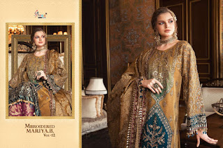 Shree Fab Mbroidered mariya b vol 12 Pakistani Suits