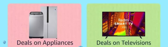 amazon prime day deals of appliances and televisions