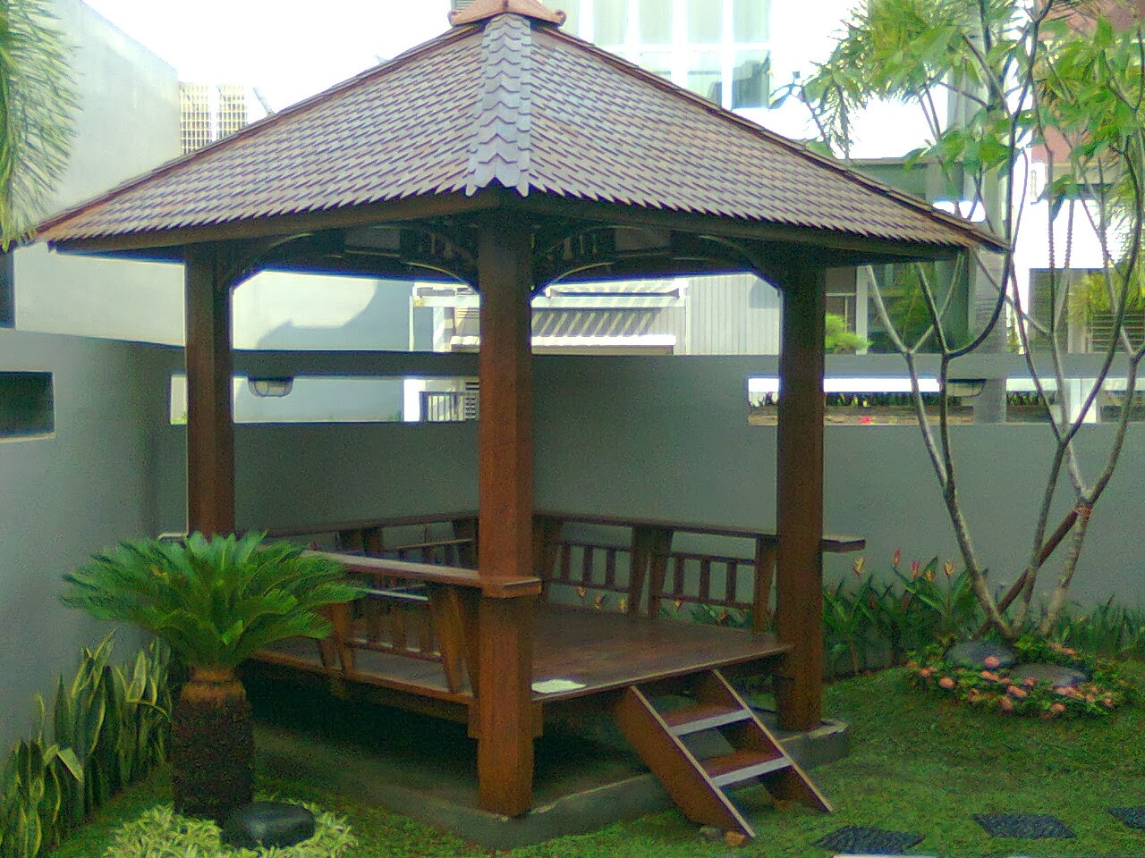Desain Gazebo Minimalis Untuk Aksesoris Dekorasi Taman Desain Gazebo Minimalis Untuk Aksesoris Dekorasi Taman