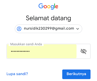 masukkan kata sandi