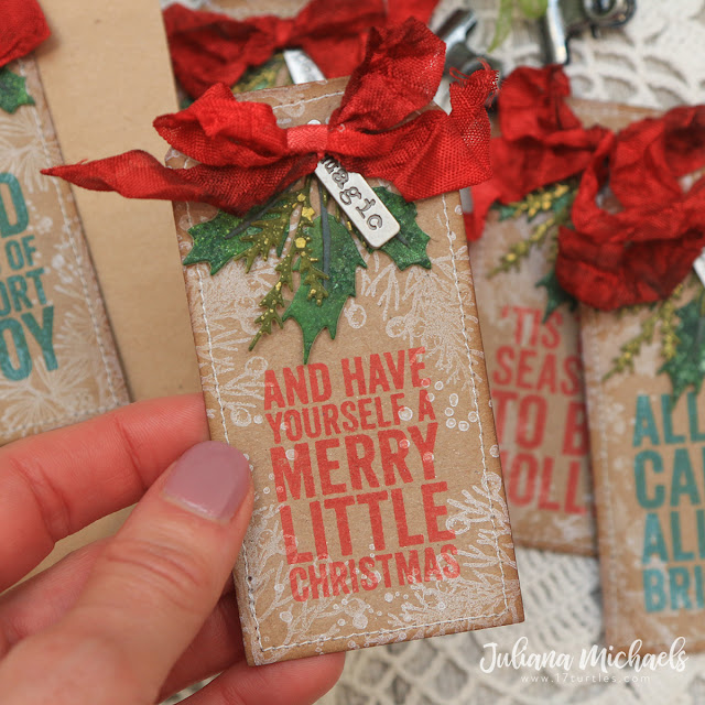 Holiday Things & Mini Bold Tidings Gift Tags Tim Holtz Stampers