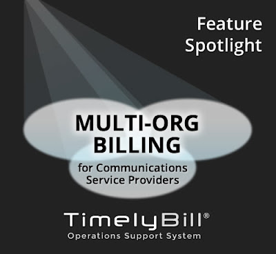 Multi-org billing for telecom