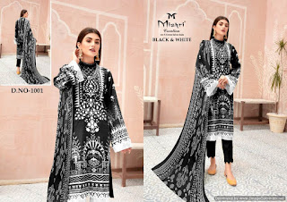 Mishri Black and White Muharram Suits wholesaler