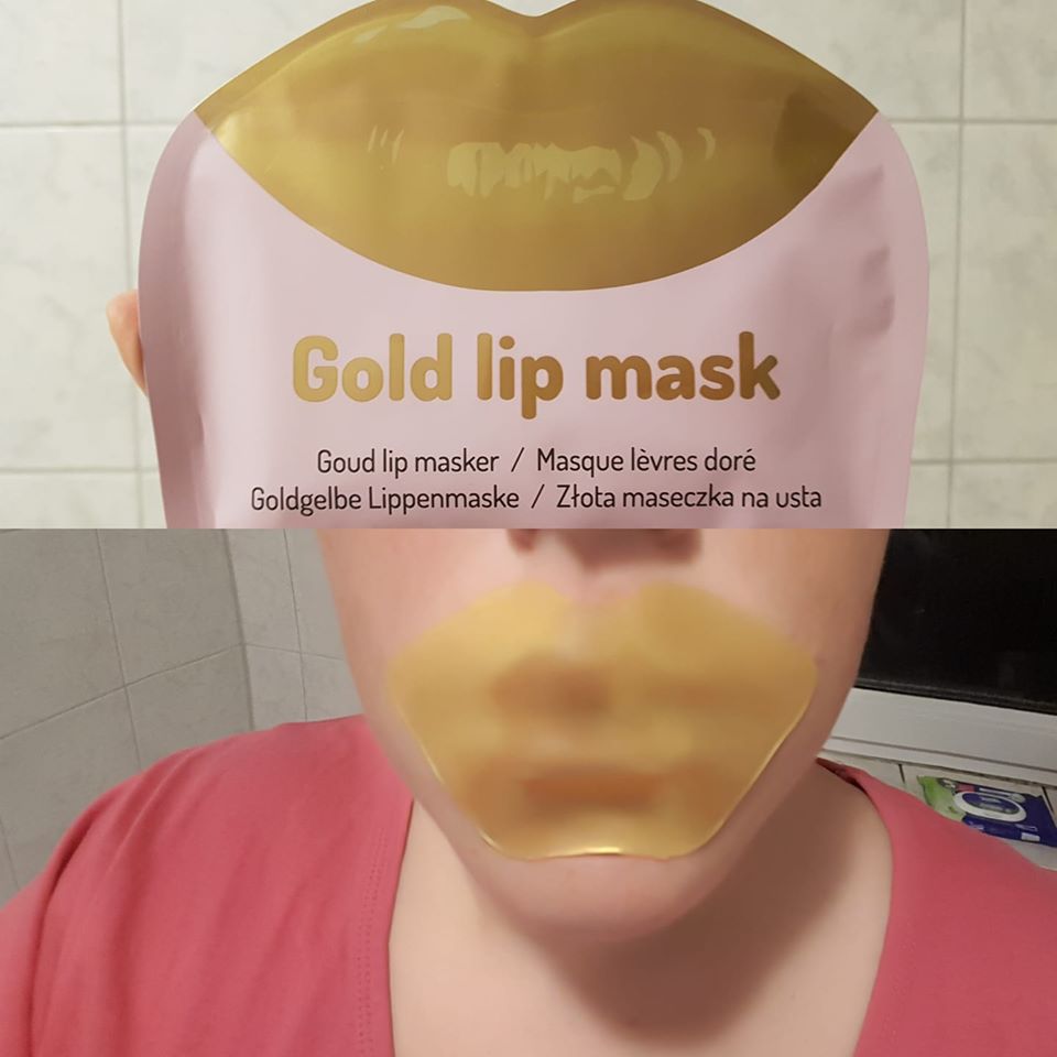 lezer boezem heelal Rosa Wölkchen: Action Gold Lip Mask Testbericht