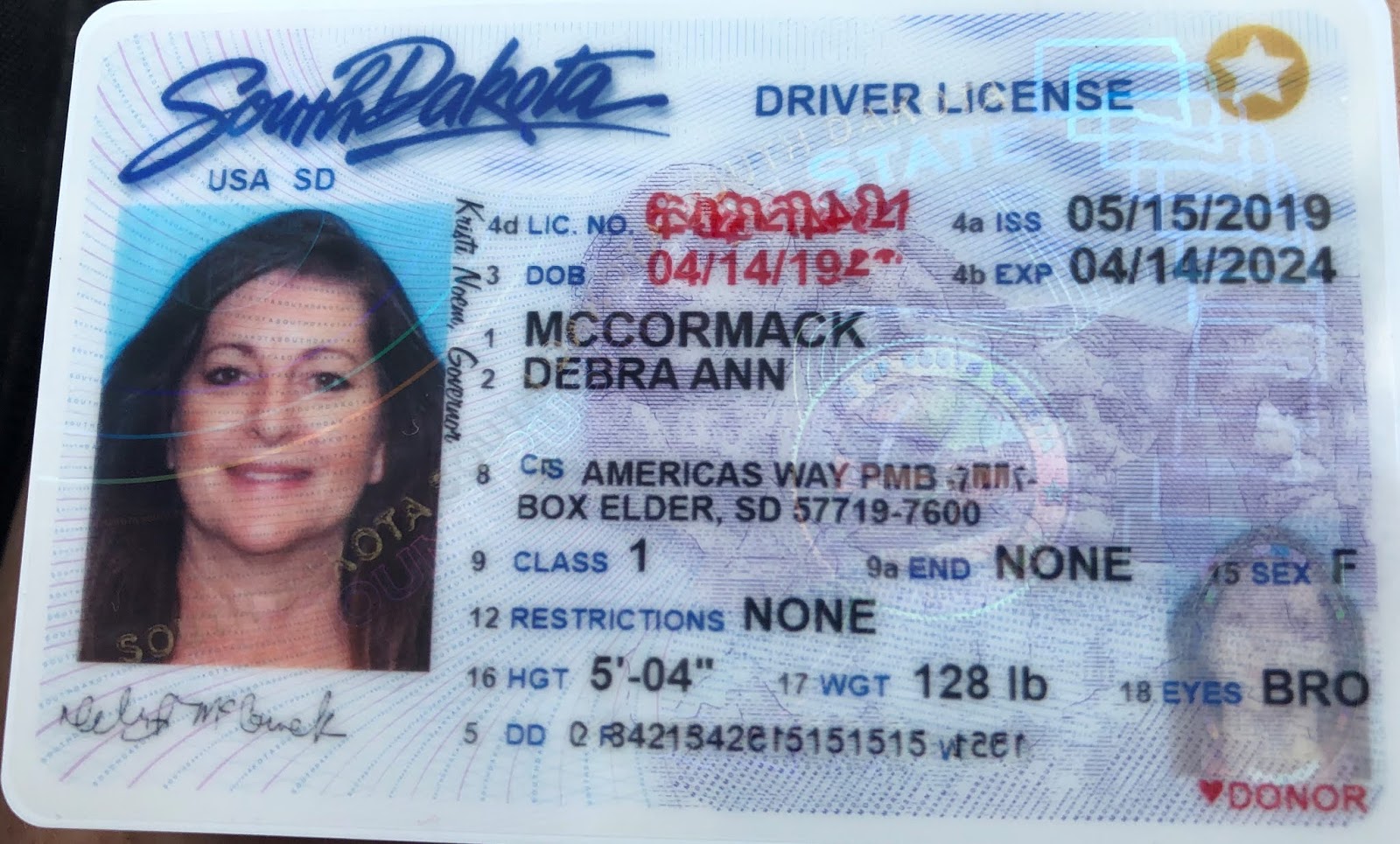 Driver s license. North Dakota Driver License. South Dakota Driver License.