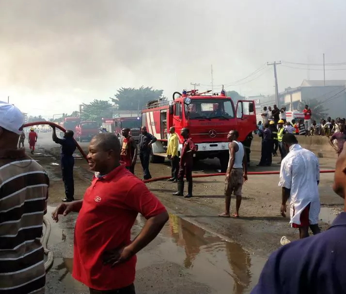 Photos Gas Explosion At Niger Biscuits Factory In Apapa Lagos, 3