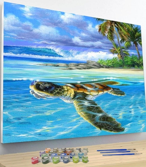 Sea Life Paint by Number Kit by Creatology™